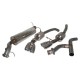 RANGE ROVER P38 2.5 TD stainless steel sport exhaust system with twin tailpipe Double 'S' exhaust - 1