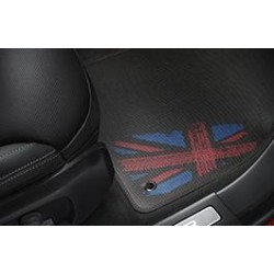 RANGE ROVER EVOQUE Union Jack mat floor carpet set - Color Land Rover Genuine - 1