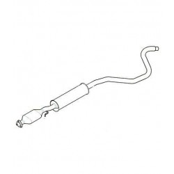 FREELANDER 1 TD4 intermediate exhaust pipe N3 Land Rover Genuine - 1