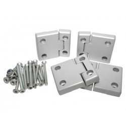 Kit de 4 charnières en aluminium de portes arrière de DEFENDER et SERIE