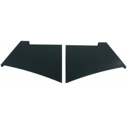 Wing protector rear black (plain) for DEFENDER 90