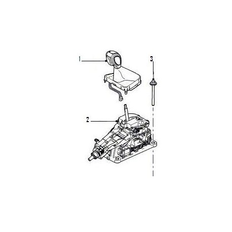 Pommeau de levier de boîte de vitesses automatiques de FREELANDER 2 - GENUINE Land Rover Genuine - 1