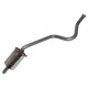 DISCOVERY 200 TDI stainless steel rear silencer Double 'S' exhaust - 1