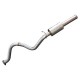 DISCOVERY 2 TD5 stainless steel rear silencer Double 'S' exhaust - 1