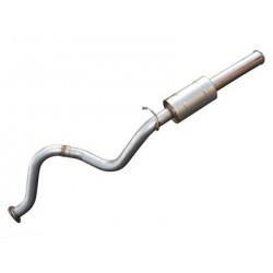 DISCOVERY 2 TD5 stainless steel rear silencer Double 'S' exhaust - 1