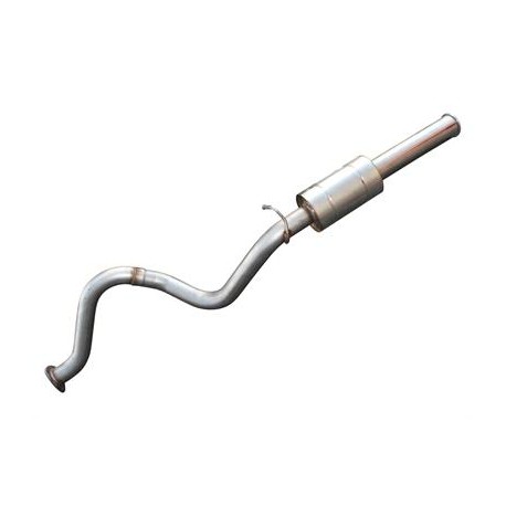 DISCOVERY 2 TD5 stainless steel rear silencer Double 'S' exhaust - 1