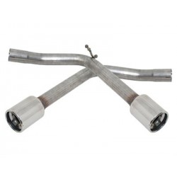 DISCOVERY 3 2.7 TDV6 stainless steel twin tail exhaust Double 'S' exhaust - 1