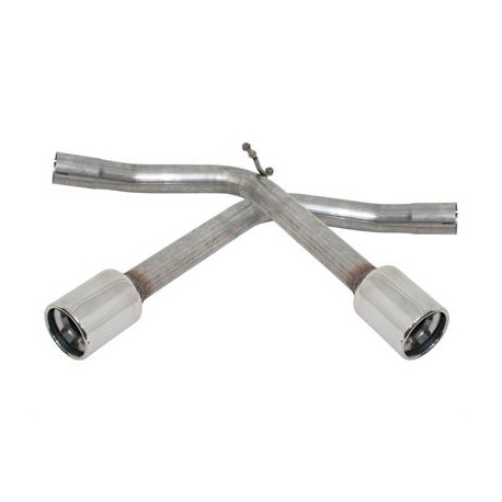 DISCOVERY 3 2.7 TDV6 stainless steel twin tail exhaust Double 'S' exhaust - 1