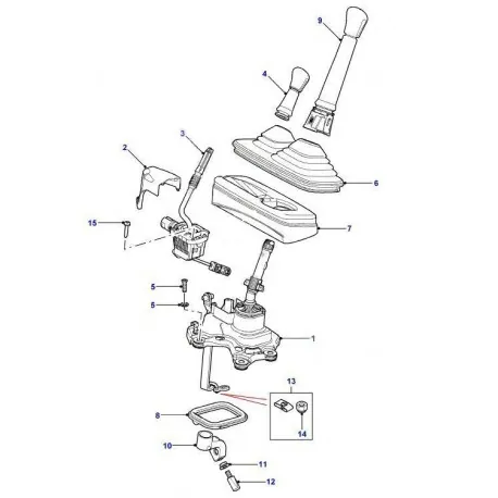 DEFENDER TD4 transfer box lever linkage