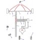 Tuyau de frein rigide entre boitier ABS et flexible souple avant GAUCHE de Discovery 1 Land Rover Genuine - 1