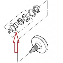 Front output shaft seal and flange kit for P38 - GENUINE Land Rover Genuine - 2