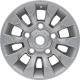 18” x 8 - Sawtooth style alloy wheel for DEFENDER -silver Britpart - 1