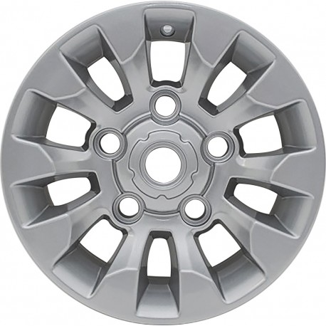 18” x 8 - Sawtooth style alloy wheel for DEFENDER -silver Britpart - 1