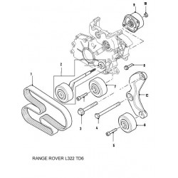 FREELANDER 1 TD4 an L322 automatic tensioner - OEM OEM - 1