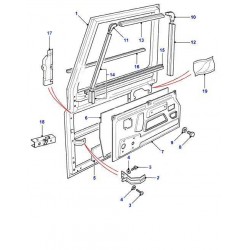 DEFENDER front door bracket support