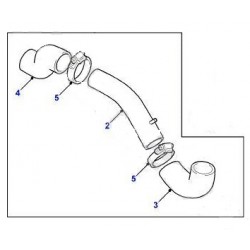 Intercooler to turbo hose for DEFENDER TD5 - ECO Allmakes UK - 1