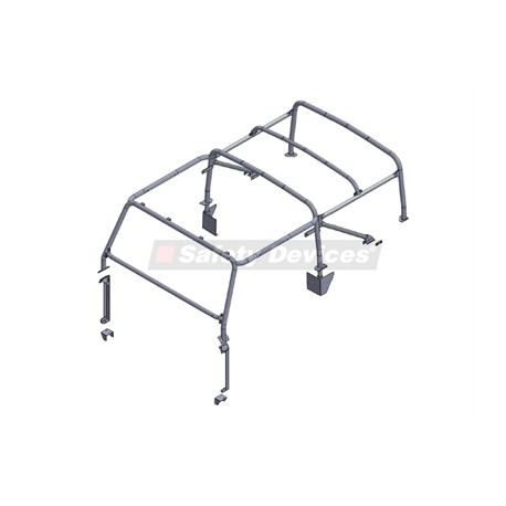 DEFENDER 90 SOFT TOP INT-EXTERNAL ROLL CAGE Safety Devices - 1