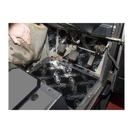 DEFENDER TD4 foot wells sound deadening kit Dynamat - 1