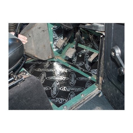 DEFENDER foot wells sound deadening kit - up to TD5 Dynamat - 1