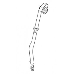 Ceinture de securité Arriere centrale Discovery 3 N2 Land Rover Genuine - 1