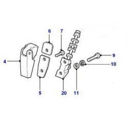 DEFENDER windscreen hinge assy kit