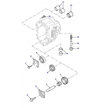 Roulement de sortie de boîte de vitesses MT82 de DEFENDER TD4 - GENUINE Land Rover Genuine - 1