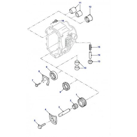 Roulement d'arbre de boîte de vitesses de DEFENDER TD4 - GENUINE Land Rover Genuine - 1