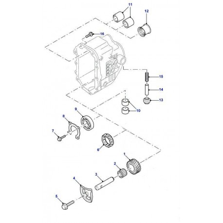DEFENDER TD4 bearing reverse idler MT82 Land Rover Genuine - 1