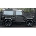 Jante aluminium KAHN MONDIAL RETRO noire 9 X 20 pour DEFENDER