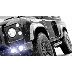Defender Front Bumper With Lights Kahn - 3