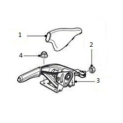 FREELANDER 2 handbrake gaiter Land Rover Genuine - 1