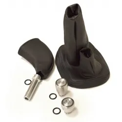 Alloy Premium Gear Shift & Gaiter Kit - R380 - Leather Cloth with Black Stitch ExmoorTrim - 3