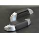 Paire de poignées de porte en aluminium/cuir pour DEFENDER ExmoorTrim - 1