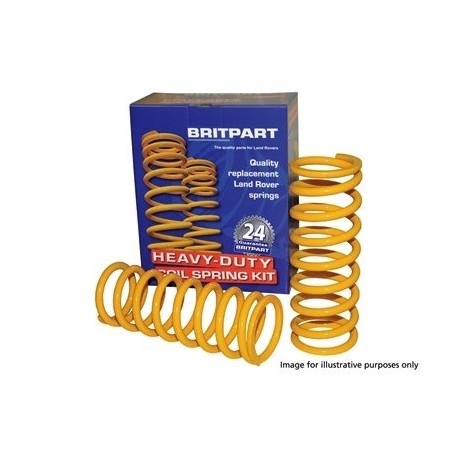 Yellow front performance spring +4cm heigth -medium load Britpart - 1