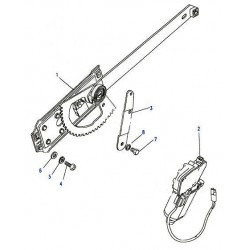 Mécanisme de lève-vitre avant droit de RANGE ROVER CLASSIC 2 portes Land Rover Genuine - 1
