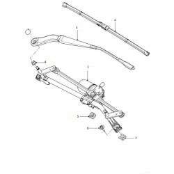 FREELANDER 2 wiper assy linkage Land Rover Genuine - 1