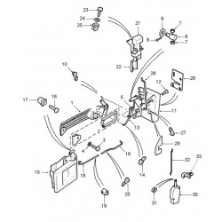 DEFENDER link lock on RH door latch