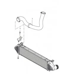 RR evoque intercooler hose