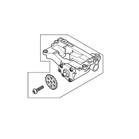 Pompe à huile de RANGE ROVER L322 3.0 TD6 Land Rover Genuine - 1