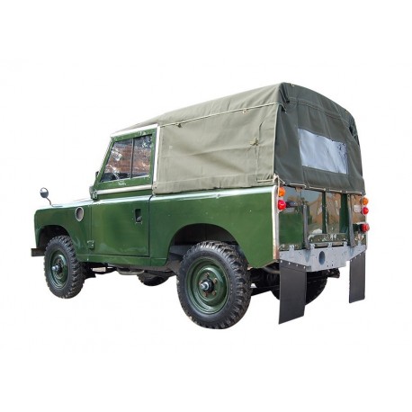 88" Full Hood Khaki Canvas ExmoorTrim - 1