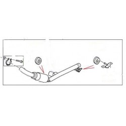FREELANDER 2 2.2 TD4 catalytic exhaust down pipe Land Rover Genuine - 1
