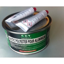 Mastic polyester pour tôles en aluminium