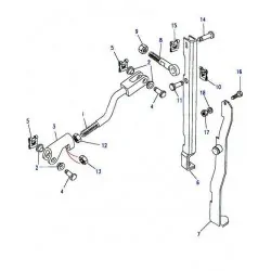 Clip de bras de biellette de liaison de boîte de transfert LT230 Land Rover Genuine - 2