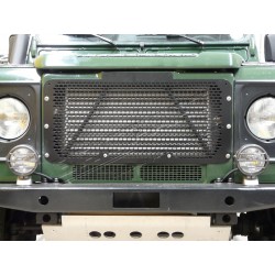 Grille de radiateur noire en acier inoxydable de DEFENDER