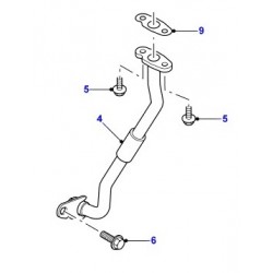 Vis de fixation de tuyau de retour d'huile de turbo de DEFENDER 2.4/2.2 TD4