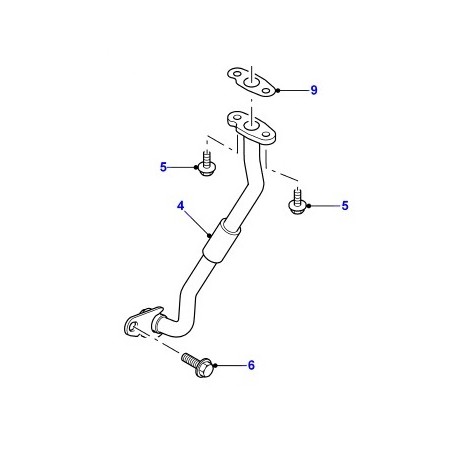 DEFENDER 2.4/2.2 TD4 PUMA Oil pipe drain scew