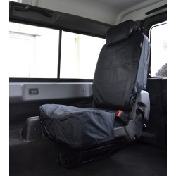 Paire de housses noires pour sièges arrière de DEFENDER 90/110 TD4 - EXMOOR TRIM