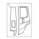 DISCOVERY 1 5 doors rear body side - RH