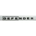 Autocollant DEFE noir capot DEFENDER TD4 - GENUINE