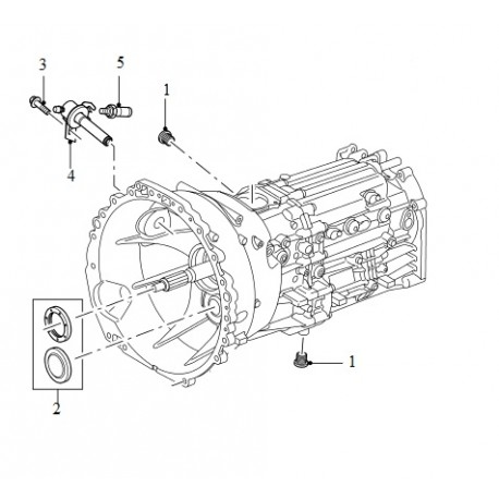 DISCOVERY 3 manual gearbox oil drain plug